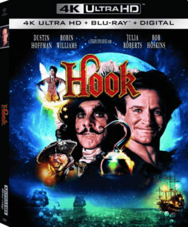 Hook 4K 1991 poster