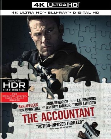 The Accountant 4K 2016 poster