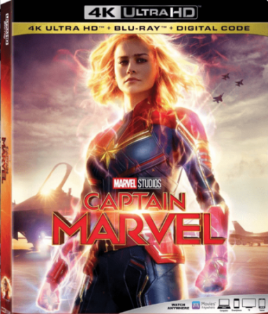 Captain Marvel 4K 2019 poster