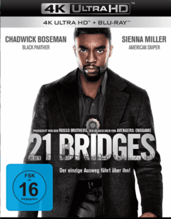 21 Bridges 4K 2019 poster