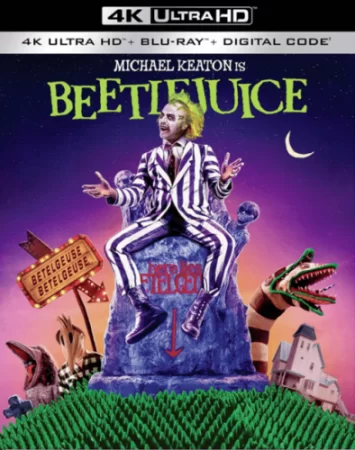 Beetlejuice 4K 1988 poster