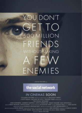 The Social Network 4K 2010 poster