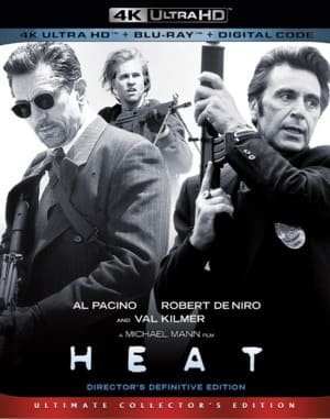 Heat 4K 1995 poster