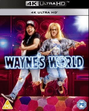 Wayne's World 4K 1992 poster