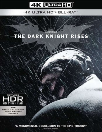 The Dark Knight Rises 4K 2012 poster