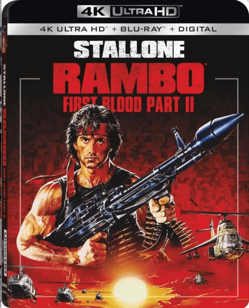 Rambo: First Blood Part II 4K 1985 poster