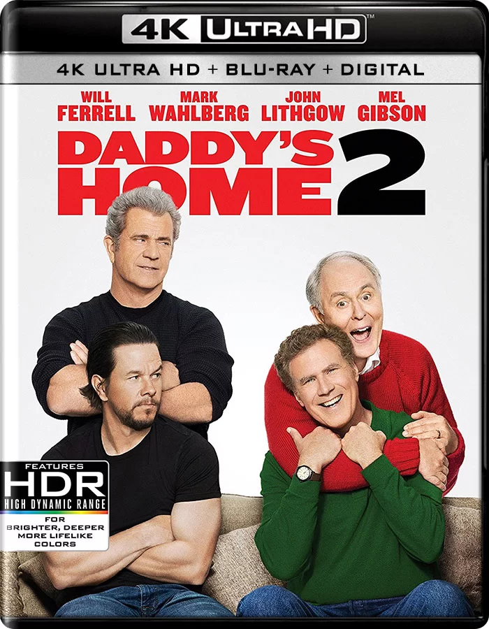 Daddy's Home 2: Mehr Väter, mehr Probleme! 4K 2017 poster