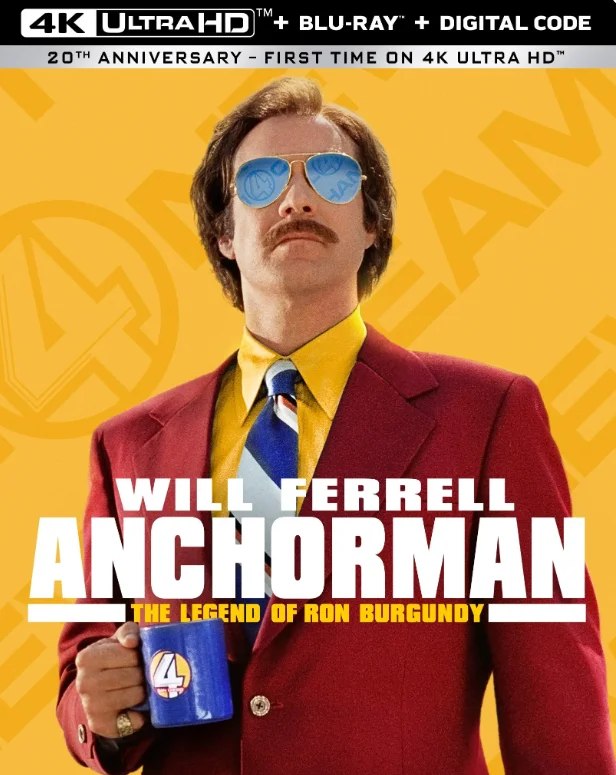 Anchorman - Die Legende von Ron Burgundy 4K 2004 poster