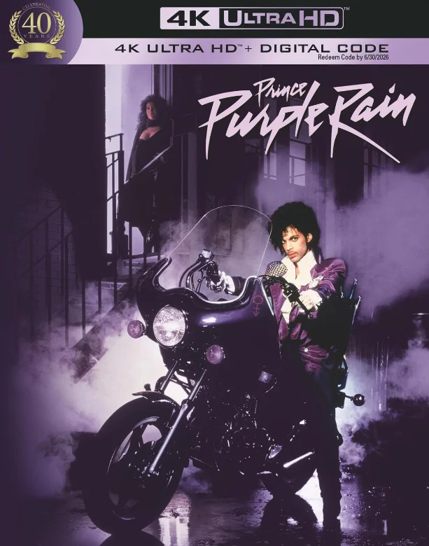 Purple Rain 4K 1984 poster