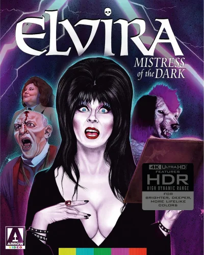 Elvira - Herrscherin der Dunkelheit 4K 1988 poster