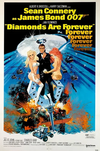 Diamantenfieber 4K 1971 poster