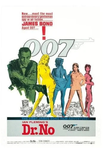 James Bond 007 jagt Dr. No 4K 1962 poster