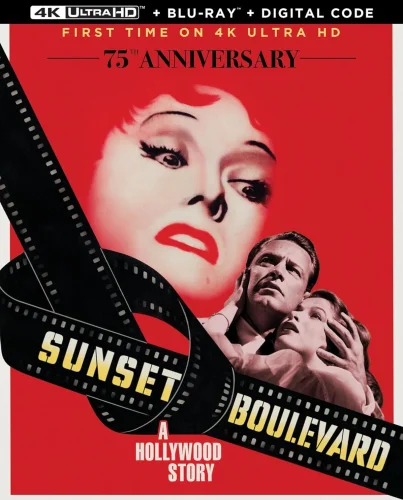 Boulevard der Dämmerung 4K 1950 poster