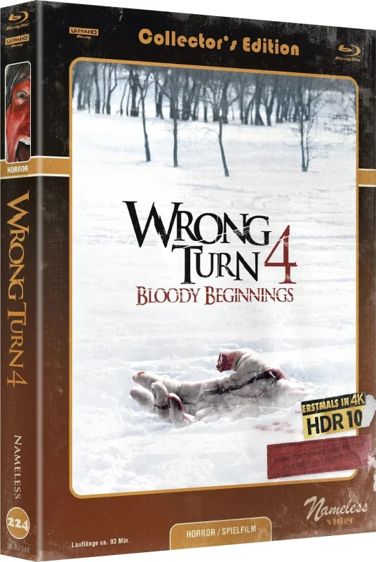 Wrong Turn 4: Bloody Beginnings 4K 2011 poster